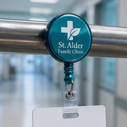 Customized badge reels for hospitals and healthcare